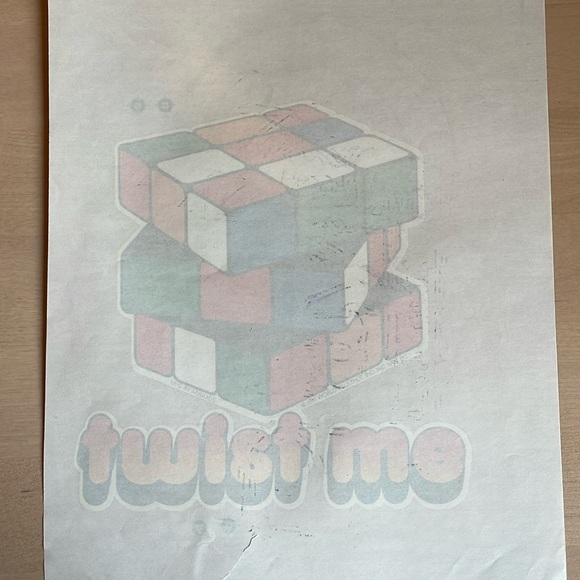 Other - 1980s Rubix Cube‎ Transfer